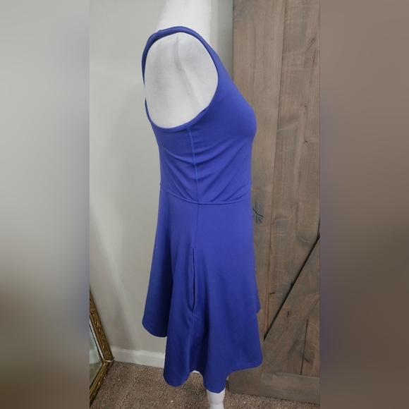 ATHLETA Conscious Athletic Halter Dress in Lazurite Blue. Size Small - Picture 13 of 16